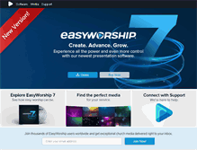 Tablet Screenshot of easyworship.com